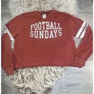 Modern lux women’s brown football Sundays sweater